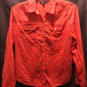 Express Long Sleeve Button Up